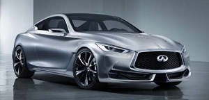 Infiniti Q60 Concept. A two-door concept for a future sports coupe. 
