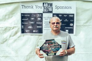 John Ferguson, chosen by Vancouver ABFM entrants as winner of the Most Elegant car for his 1928 Rolls-Royce Phantom 1 at the 2016 Vancouver ABFM.