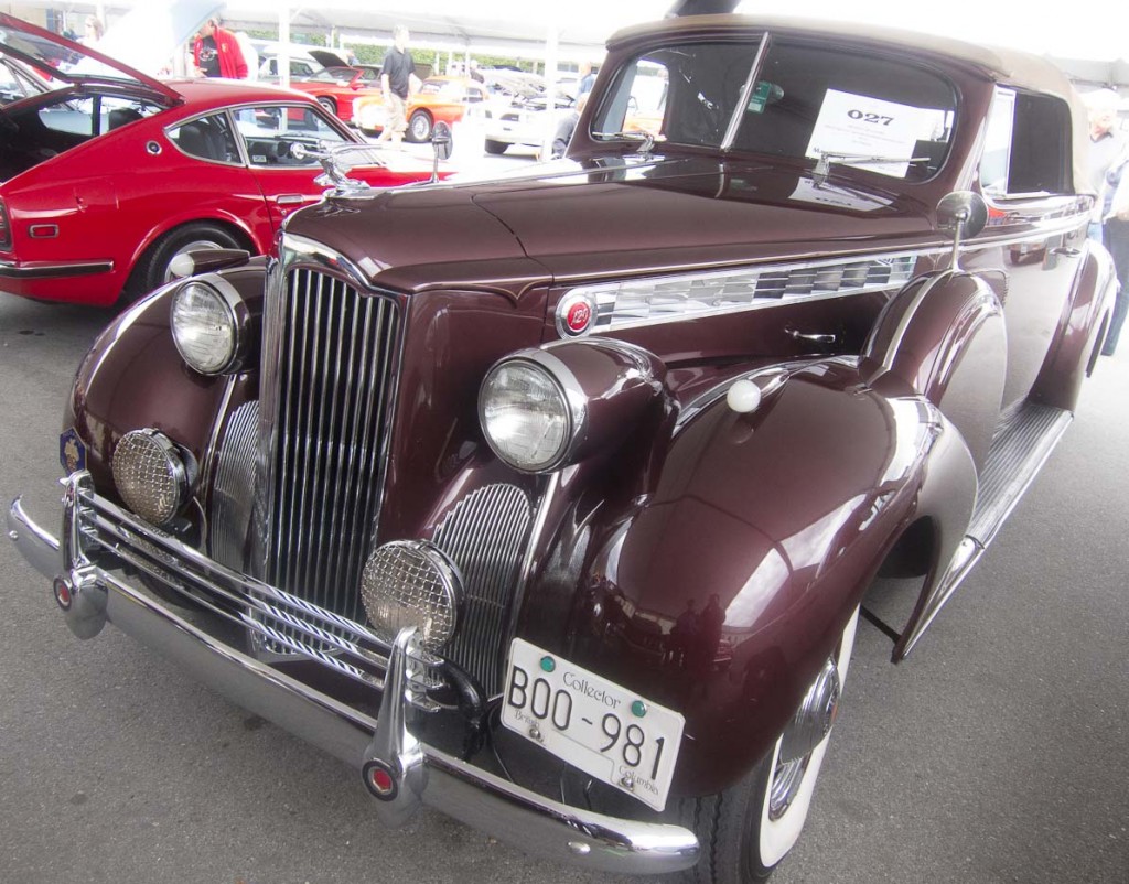 1940 Packard 120 Convertibhle. High bid of $25,000.