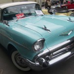 1957 Chevrolet Belair. Sold at $10,600.
