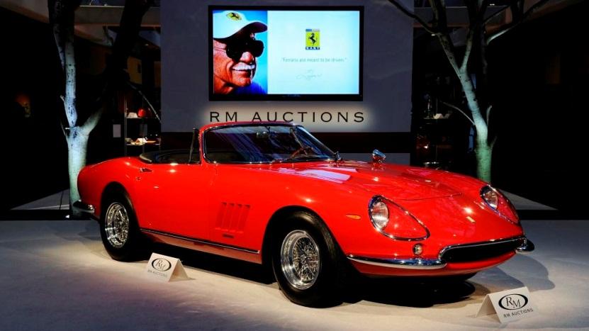 1967 Ferrari 275 GTB/4*S N.A.R.T. Spider (Photo Credit Eugene Robertson © 2013 Courtesy of RM Auctions)
