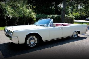 The Lincoln Continental used to transport the Kennedys in from Forth Worth to Dallas, Texa in 1963 sold for $318,000.