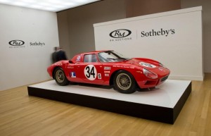 The top-selling 1964 Ferrari 250 LM set a record price of $14,300,000.