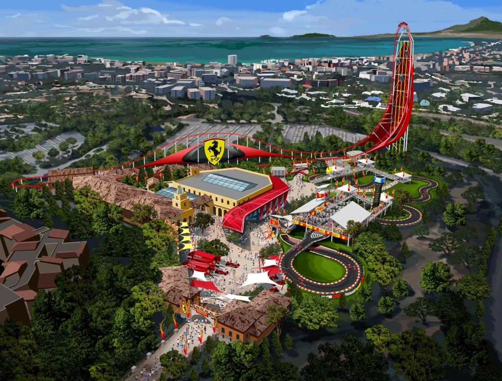 Proposed 75,000-square-metre Ferrari Land. 