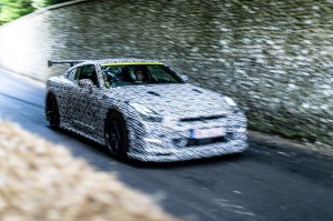 Jann Mardenborough smashing the supercar record for the Hillclimb during the Michelin Supercar Run. 