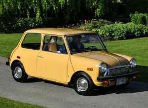 One of the many classic Minis that can be seen each year the Vancouver ABFM in VanDusen Garden. Photo: courtesy Cam Hutchins.