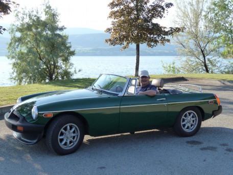 John Stanichak with his 1980 MGB Roadster.