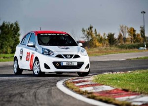 Nissan Micra Cup uses race-ready versions of the 2015 Nissan Micra to bridge the gap between karting and racing.