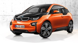 BMW i3 is a four-door, electric car.