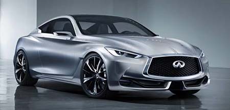 Infiniti Q60 Concept. A two-door concept for a future sports coupe.
