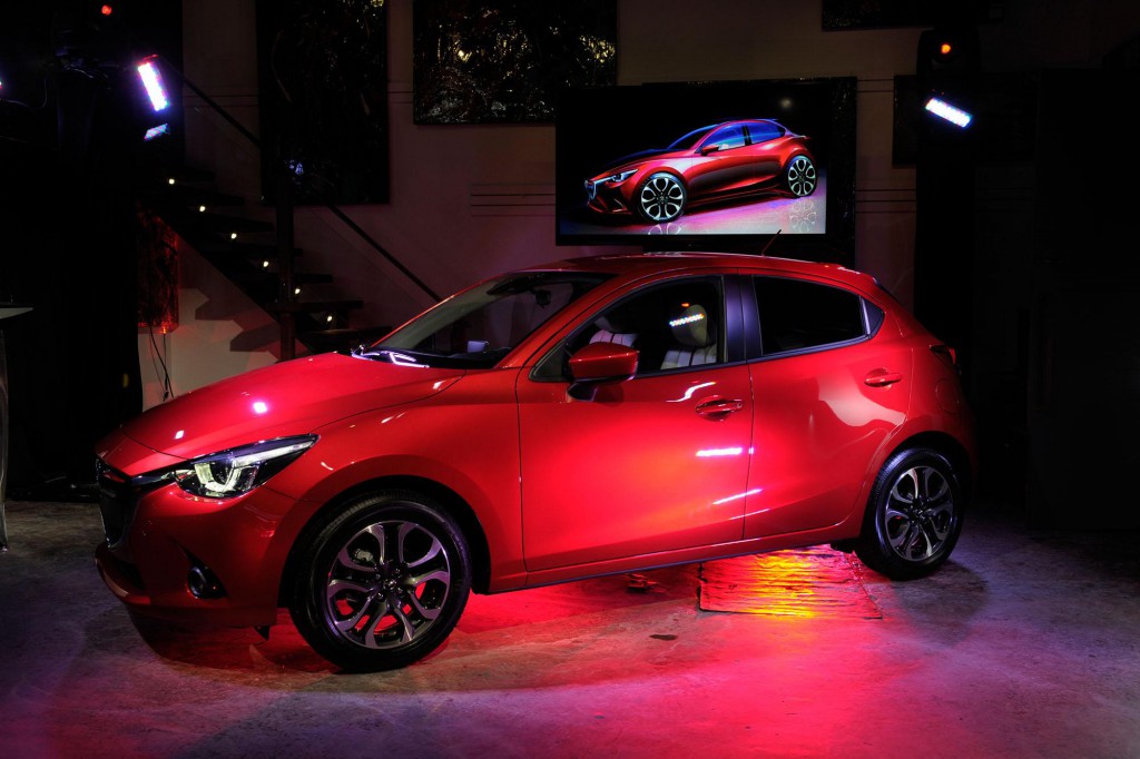 All-new 2016 Mazda2 at exclusive unveil event - Montreal, QC (CNW Group/Mazda Canada Inc.)