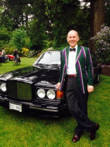 Vancouver ABFM judge Rhodri Windsor-Liscombe with his 1990 Bentley Turbo R.