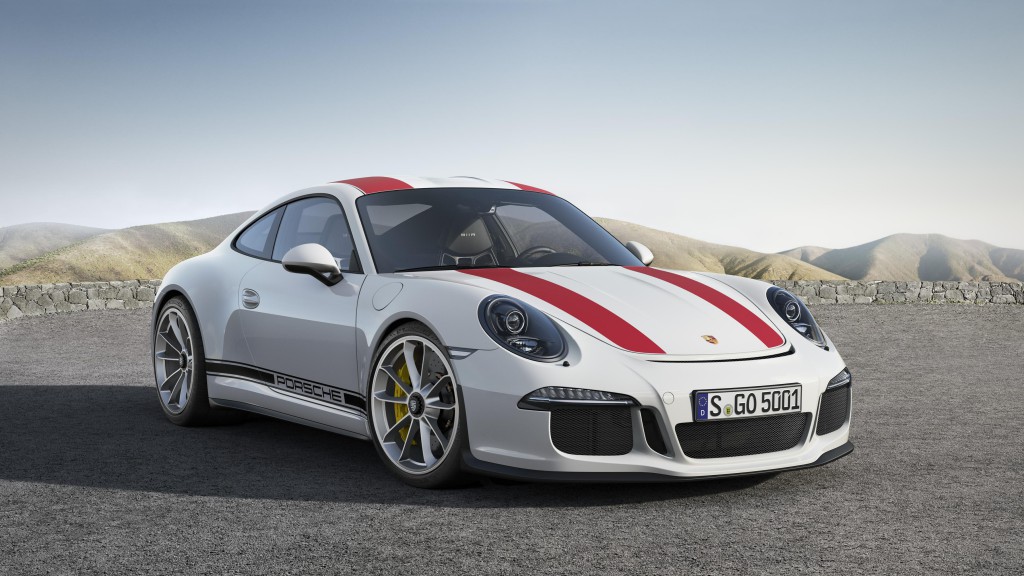 Porsche introduces new limited edition 911 R variant with 500-horsepower naturally aspirated engine and manual transmission.