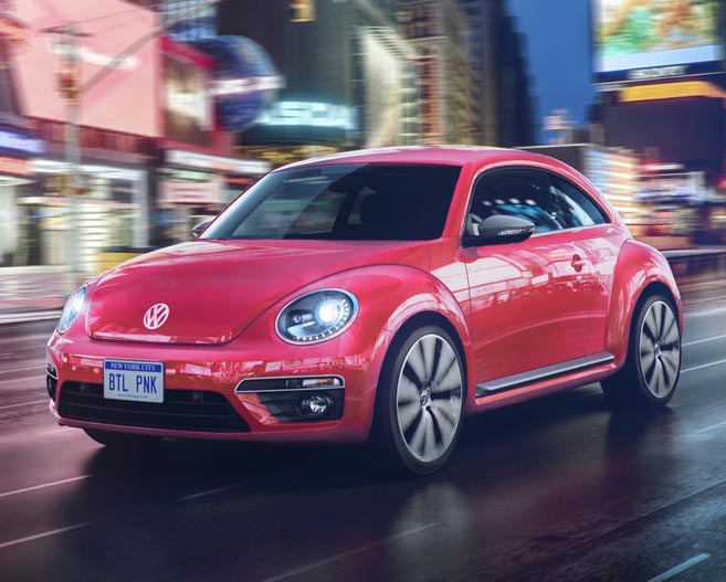 2017 Volkswagen #PinkBeetle (pre-production model).