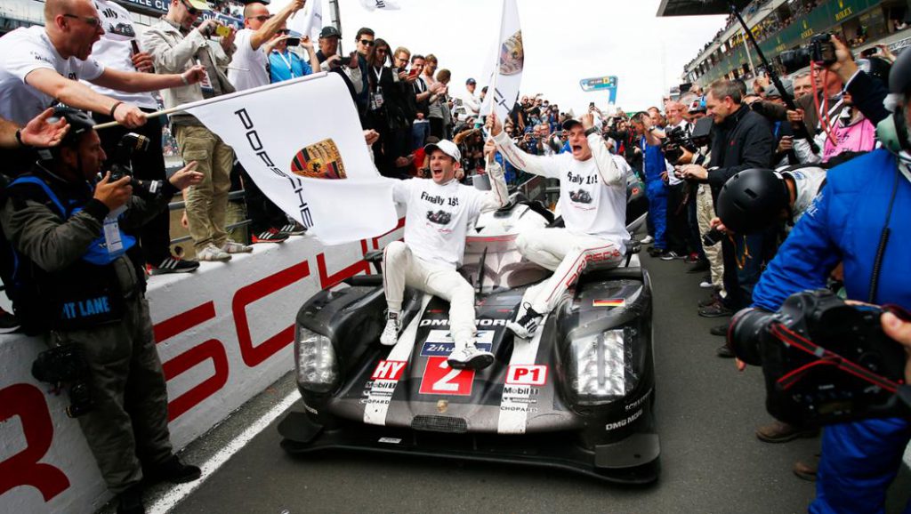 Porsche 919 Hybrid wins 2016 24 Hours of Le Mans.