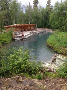 Liard Hot Springs makes it on the Great Canadian Bucket List for several reasons: Its wilderness location is located in a lush boreal setting, which adds to its ruggedness and charm. Photo: Jeremy Stewart