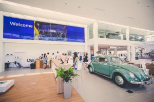 Along with the latest models, VW's new Lower Mainland dealership is home to the very first Beetle that landed in Canada in 1952.