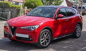 Alfa Romeo Stelvio crossover SUV.