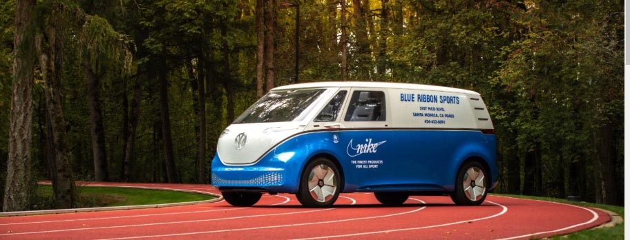 Nike's Volkswagen ID. BUZZ CARGO. Photo courtesy Volkswagen.