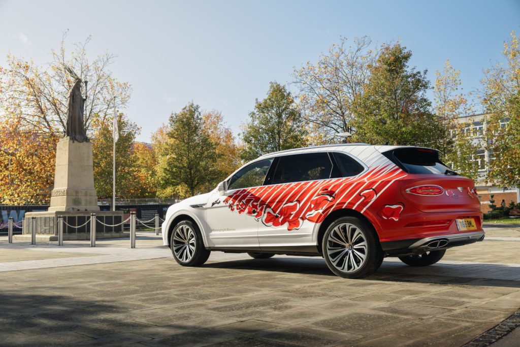 Remembrance Bentayga EWB Azure. Photo: courtesy Bentley U.K.