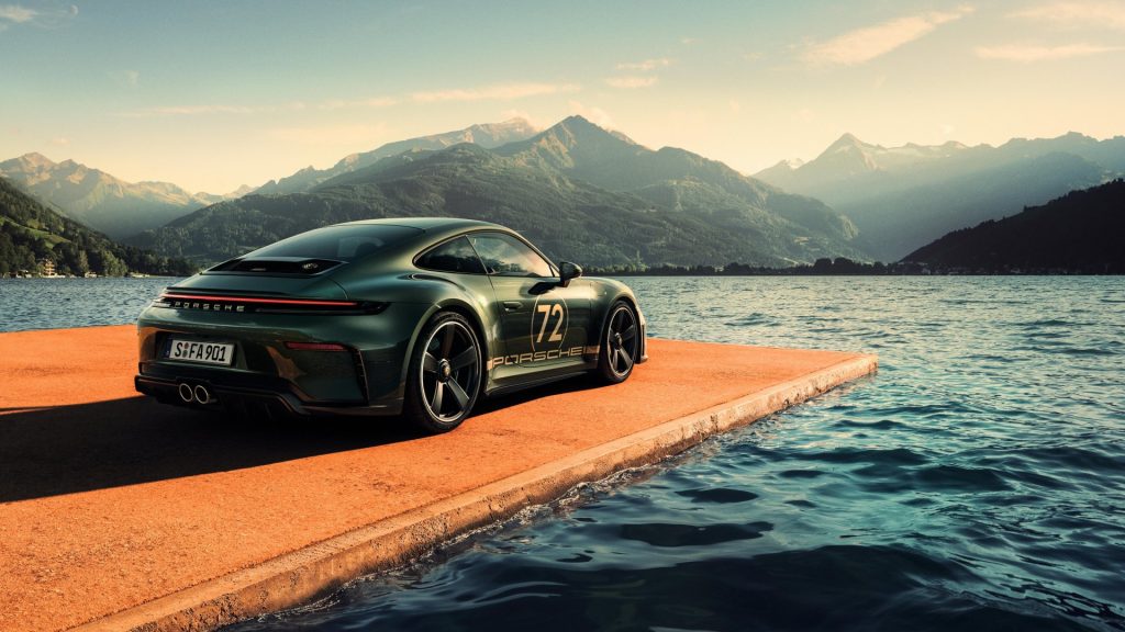 Special edition 2027 911 GT3 90 F. A. Porsche. Exterior and interior design is inspired by a 911 model (G body) which F. A. Porsche drove in the 1980s. Photo: courtesy Porsche Newsroom.